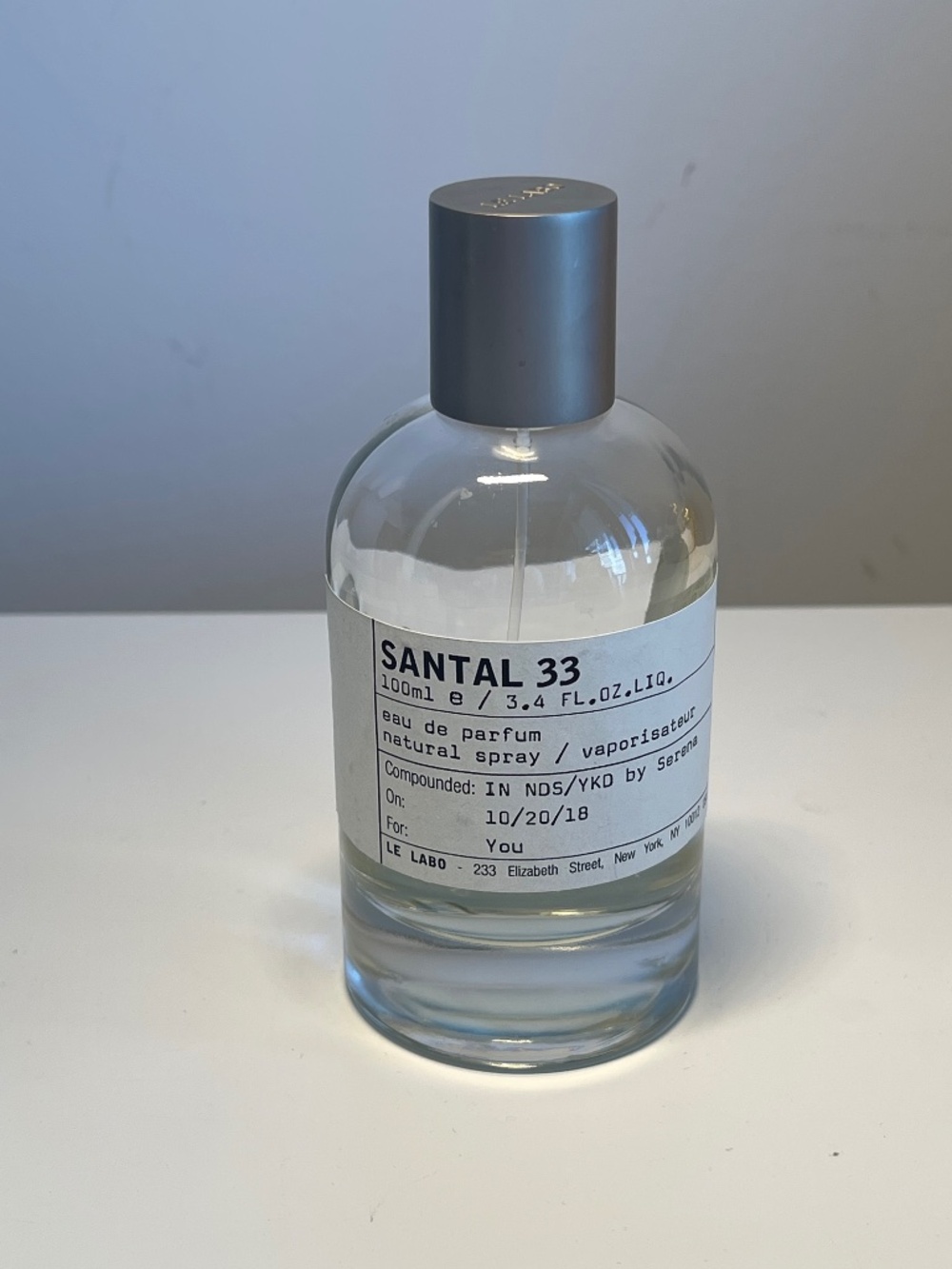 SANTAL 33 by LE LABO 3.4oz - 100ml Eau de Parfum for Unisex spray fragrance